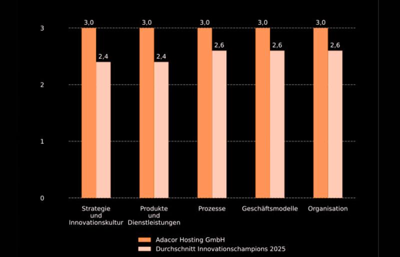 Die Bewertung als Innovationschampion 2025 